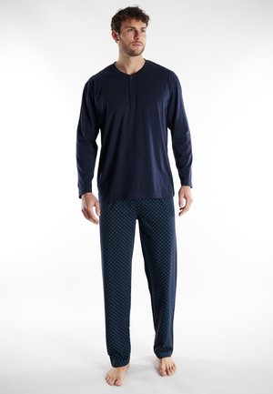 SET - Conjunto de pijama - blau dunkel allover