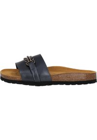 Palado LAUDRA - Pantolette flach - schwarz metallic