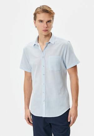 Koton SHORT SLEEVE POCKET DETAIL  - Camisa - blue