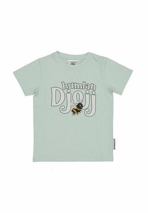 HUMLAN DJOJJ LOGO - T-shirt med print - mint