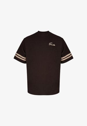 SIKSILK, SCRIPT - T-shirt imprimé - brown