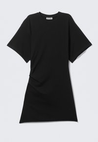 MINI DRESS - Vestito di maglina - black