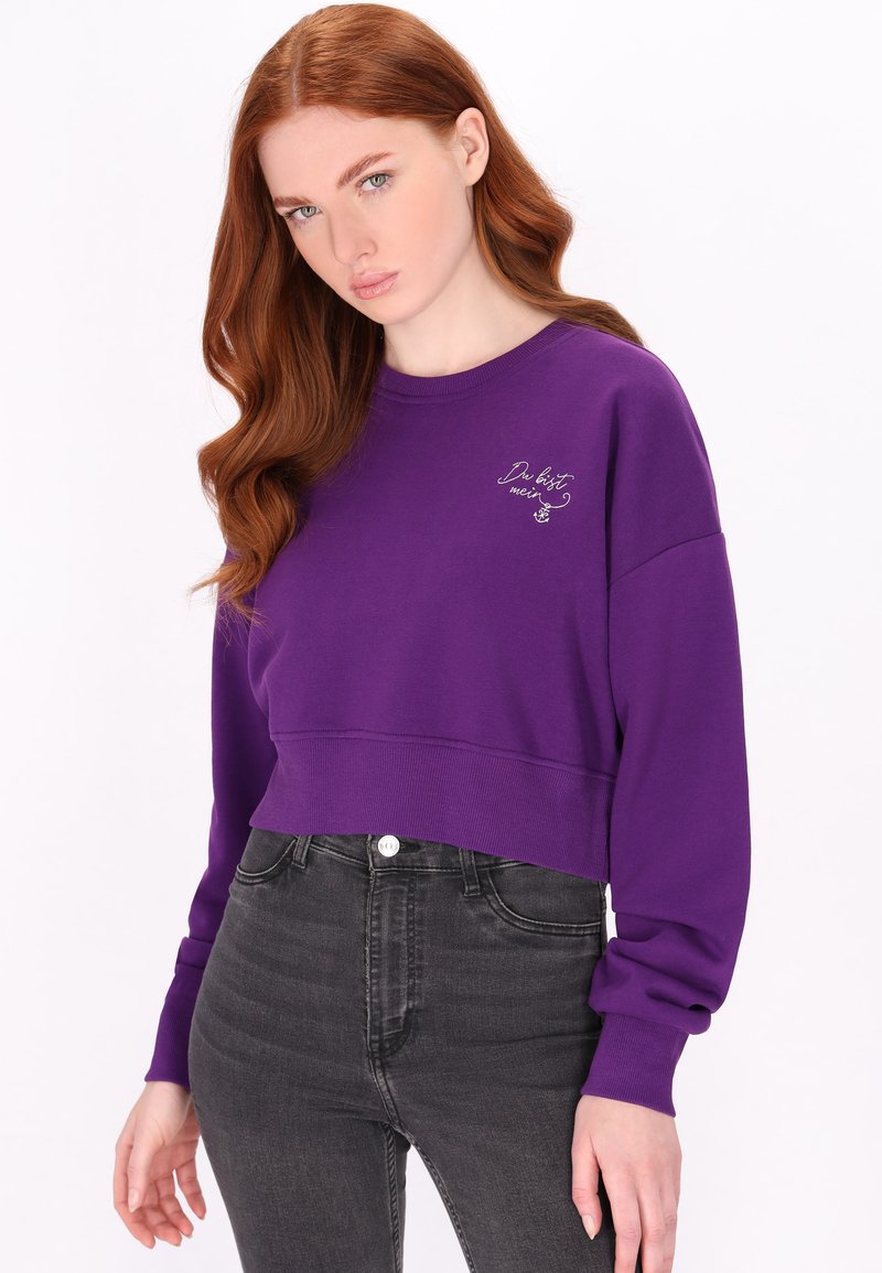 DreiMaster Sweater - dunkellila