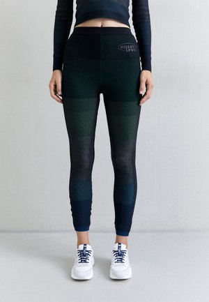 Missoni Sport Leggings - black/green/blue