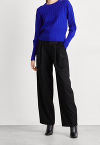 BOSS Strickpullover - blue