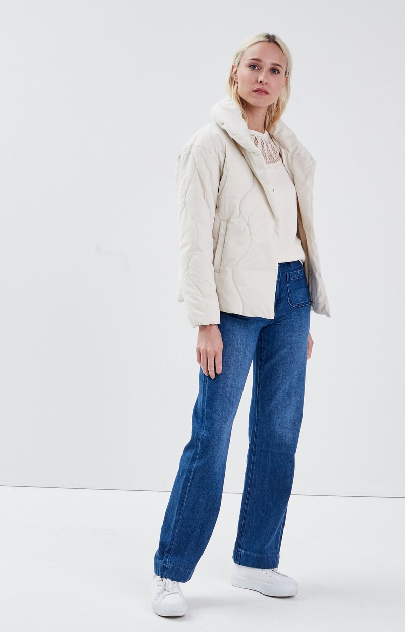Damen Leichte Jacken | BONOBO Jeans Winterjacke ecru/offwhite - SD99617 Damen Leichte Jacken | BONOBO Jeans Winterjacke ecru/offwhite - SD99617