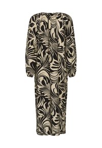 Kaffe CELIA - Robe de jour - feather gray/black graphic