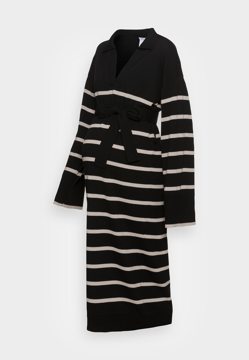Lindex Maternity DRESS ESTELLE MOM Robe pull black/noir ZALANDO.FR