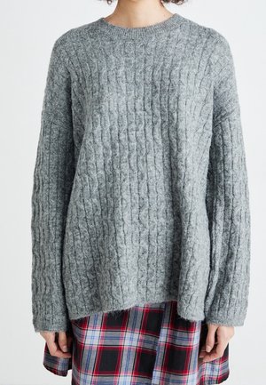 Pullover - mottled grey