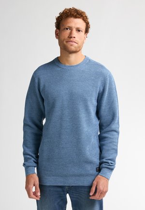 MELANGE LINCOLN - Strickpullover - pale blue