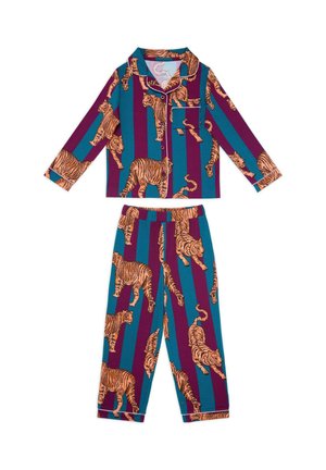 TIGER STRIPE SET - Nattplagg set - bordeaux