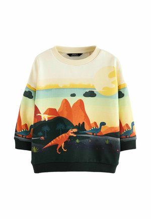 CHARACTER SCENE CREW NECK .  - REGULAR FIT - Sweatshirt - orange cream dinosaur