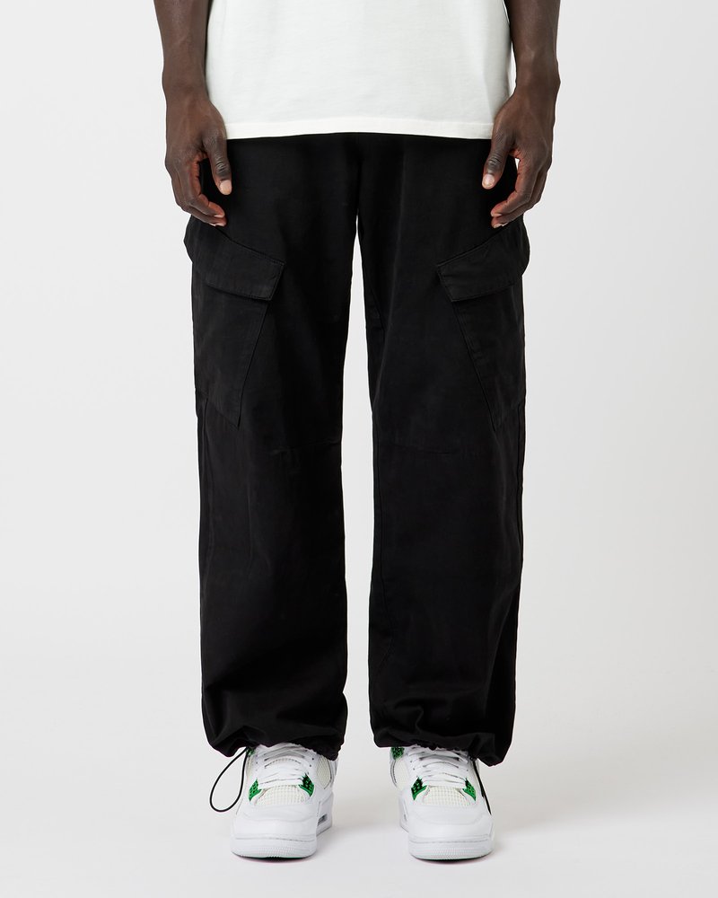 EIGHTYFIVE WIDE PANTS - Cargo trousers - black - Zalando.ie