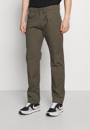 Chino kalhoty - dark khaki