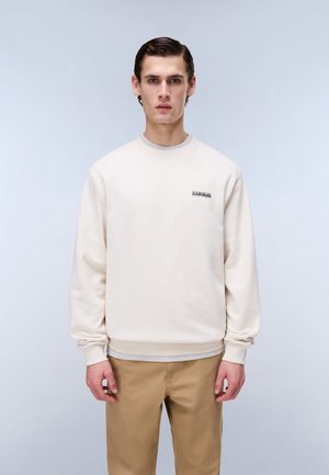 Napapijri SMALL BOX - Sweatshirt - beige dimity