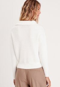 Cache Cache TRUCKER KRAGEN - Pullover - ecru