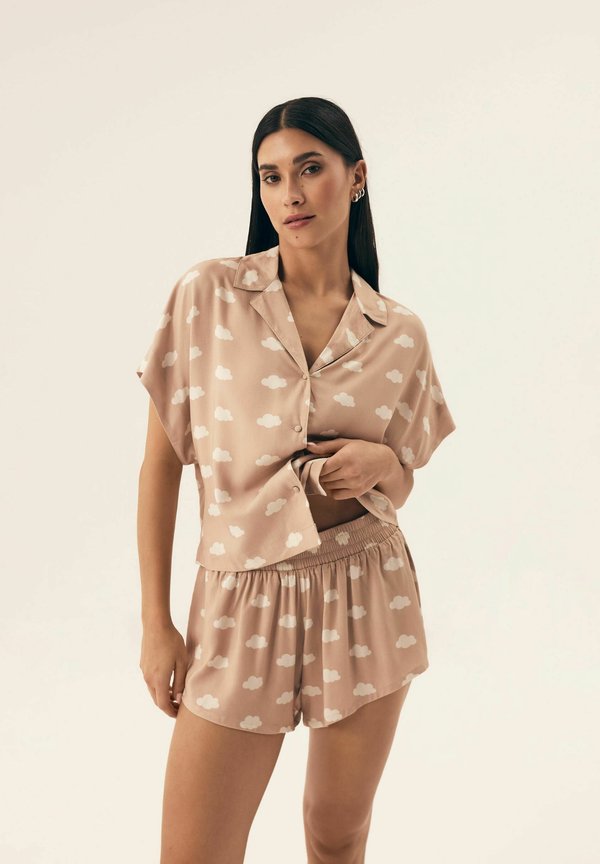 NUBES SET  - Nachtwäsche Set - sand beige