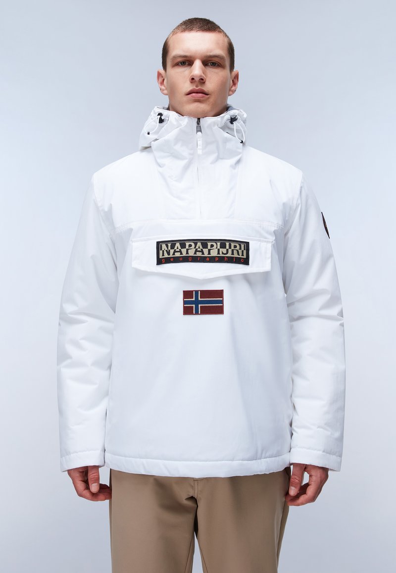 Napapijri Bianco Polyester Men Jacket main image 1