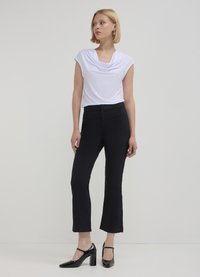 Calliope FLARE TINTA UNITA  - Pantaloni - nero