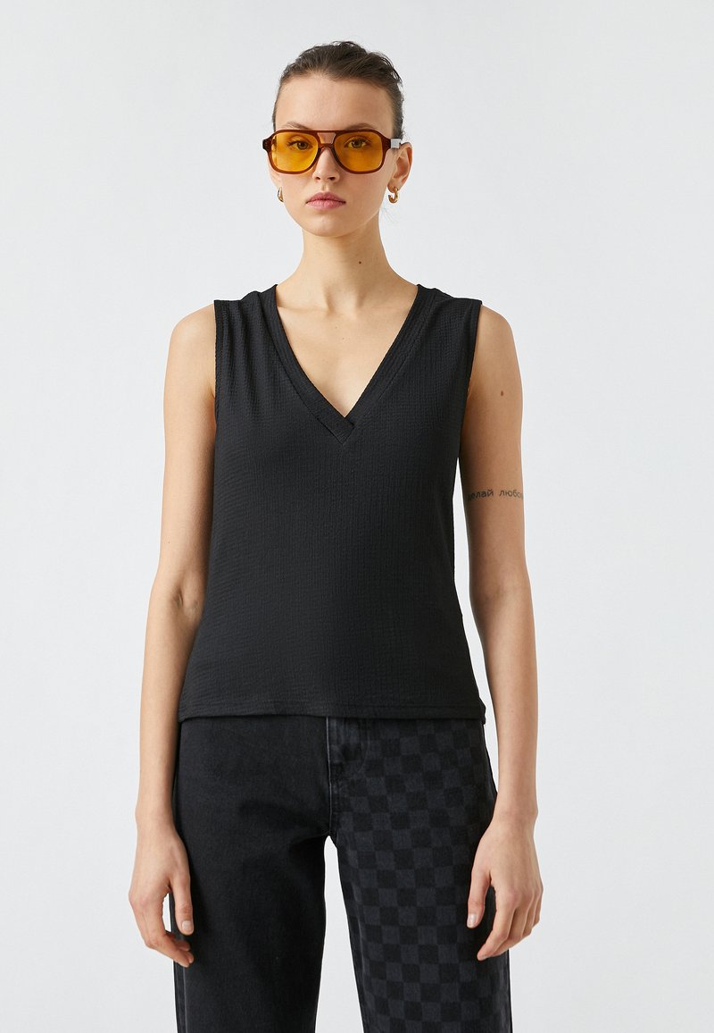 Koton Blouse zwart Koton Blouse zwart