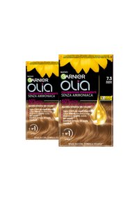 Garnier - GARNIER TINTA CAPELLI OLIA COLORAZIONE PERMANENTE SENZA AMMONIACA PER UNA FRAGRANZA DELICATA COPRE IL 100% DEI CAPELLI BIANCHI CON OLI DI FIORI DI ORIGINE NATURALE - 2 PACK - Tinte capelli - biondo dorato Immagine in miniatura 1