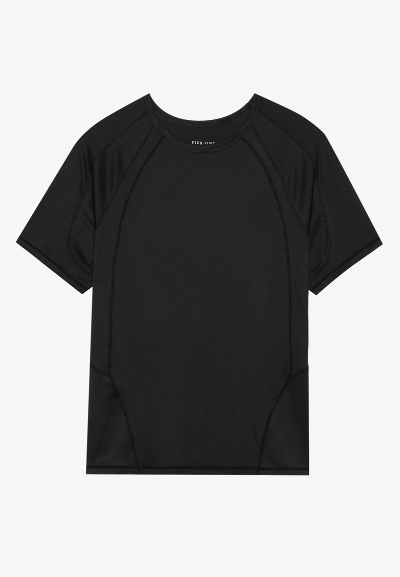 Pier One Sport T-shirt basic zwart