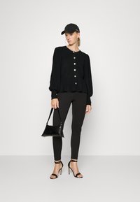 ONLY ONLRIO LIFE CARDIGAN - Jopica - black glitter