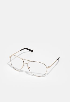 CHANCE UNISEX - Brillen met blauwlichtfilter - gold-coloured