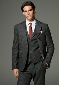 Next REGULAR FIT TRIMMED  NEPPY DONEGAL  - Jakkesæt blazere - charcoal grey