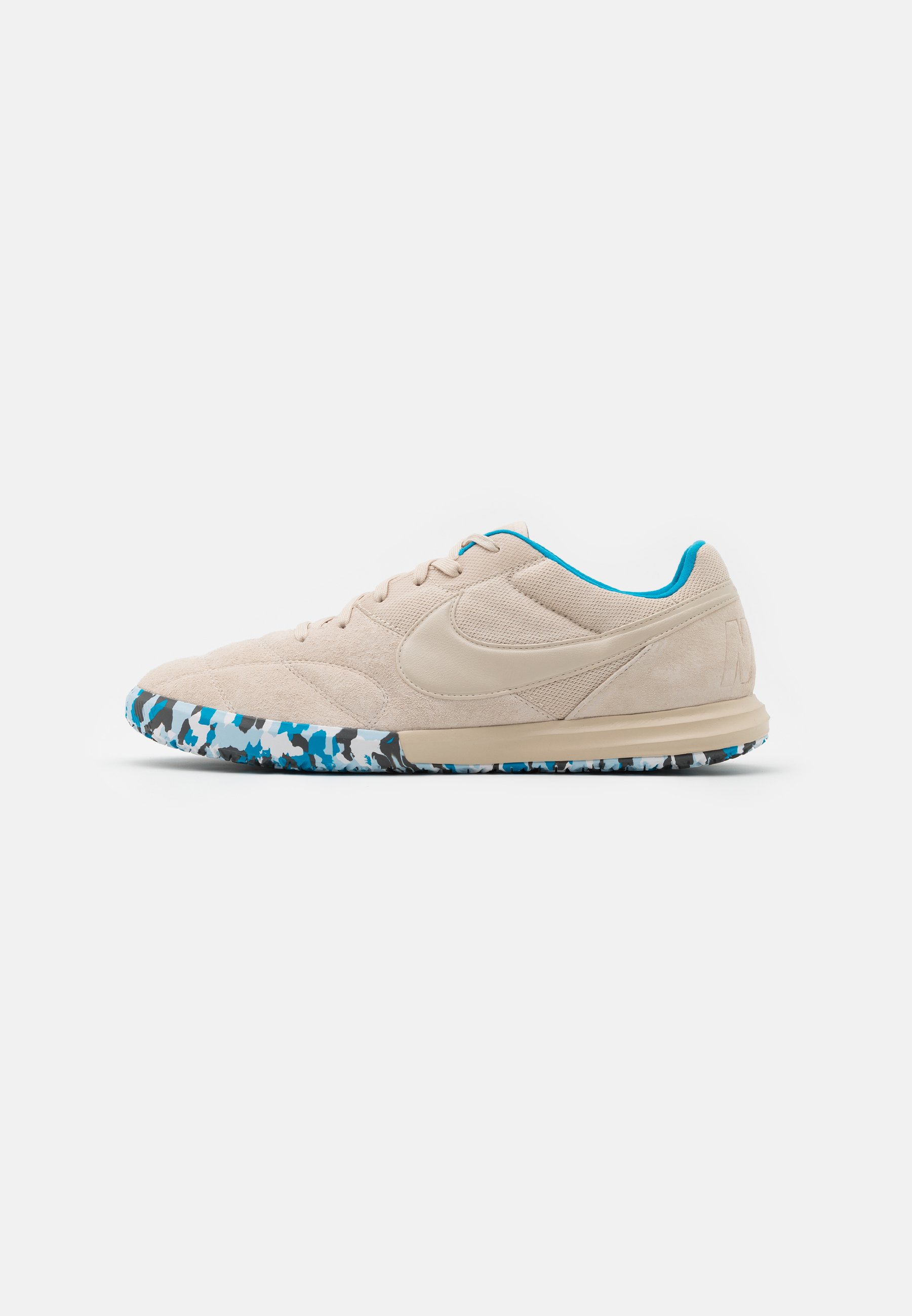 Nike Performance PREMIER II SALA IC - Zaalvoetbalschoenen - oatmeal/laser  blue/lichtgrijs - Zalando.nl