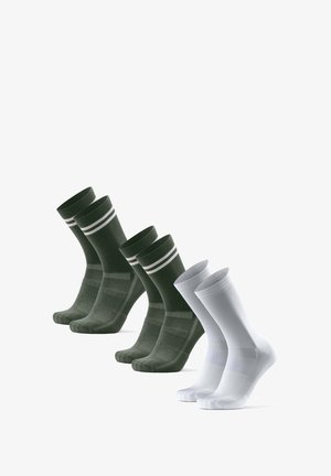Danish Endurance CYCLING REGULAR 3-PACK - Sports socks - olive