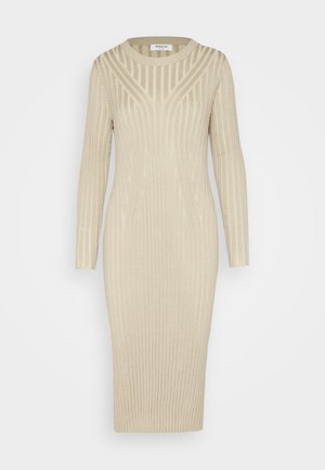 MSCH Copenhagen KICKA DRESS - Φόρεμα-πουλόβερ - aluminum/endive