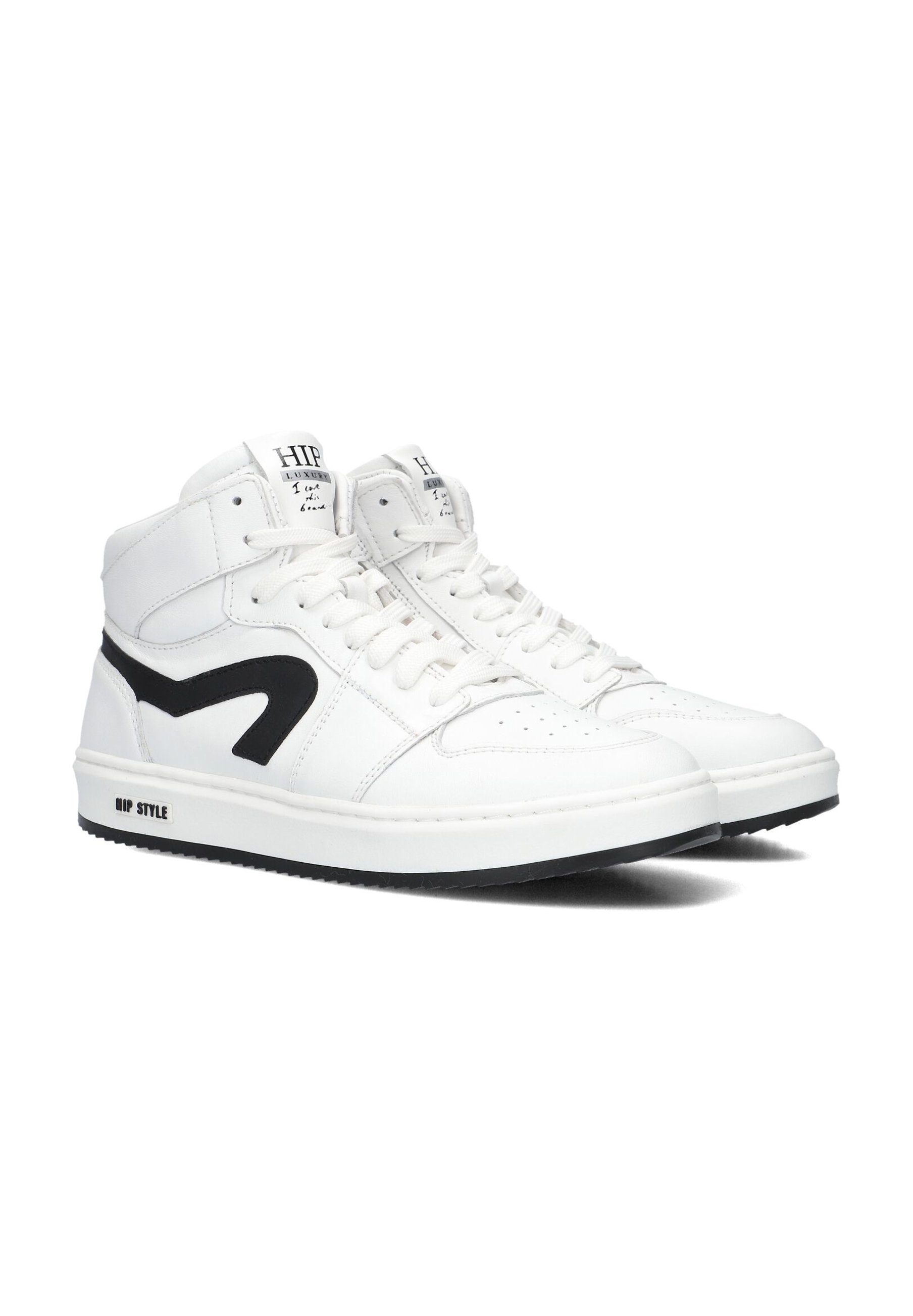 Hip Sneakers hoog white combi/wit