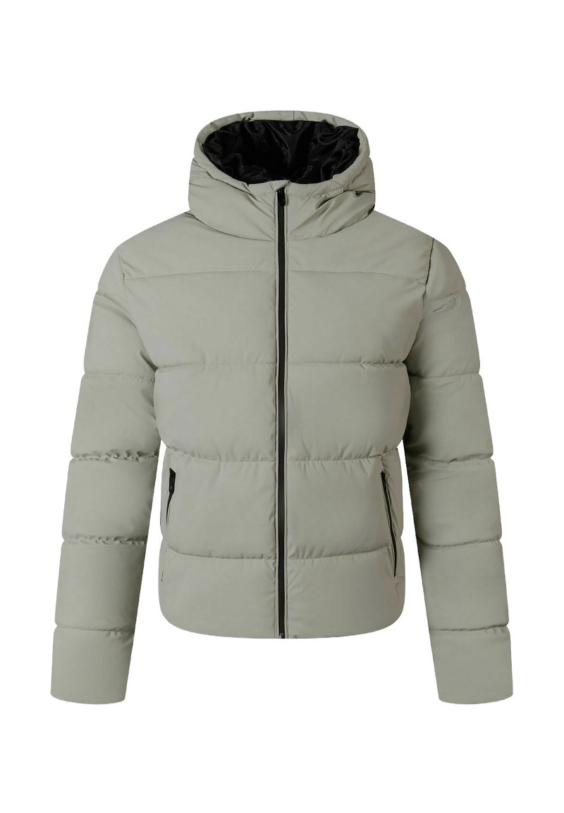 RESPECT QUILTED WITH ZIP POCKETS - Winter jacket - light grey - Zalando
