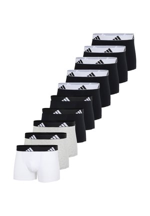 RETRO 10ER PACK ACTIVE FLEX - Boxerbriefs - weiß schwarz grau