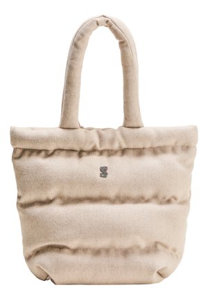 s.Oliver SHOPPER MIT STEPPUNG - Cabas - sandfarben