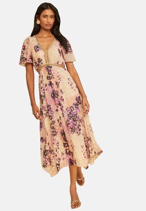 Love & Roses, Freizeitkleid - ivory animal metallic