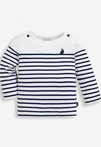 JoJo Maman Bébé Longsleeve - white navy stripe