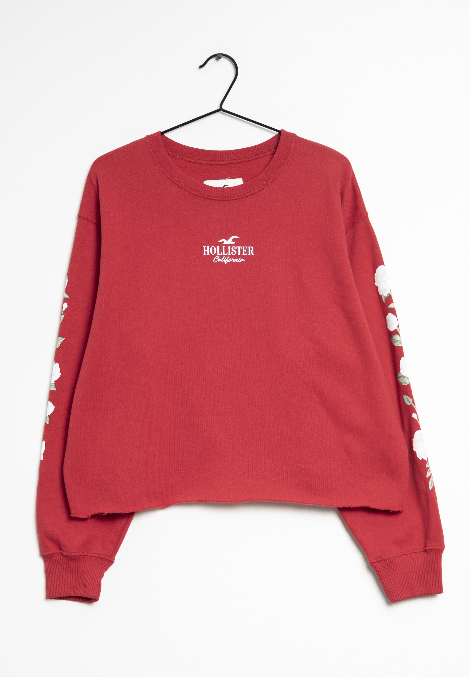 Sweatshirt Hollister Red Long Sleeve Hollister Sweatshirt In