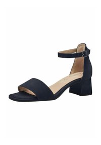 Tamaris Comfort - Bokapántos szandálok - navy suede