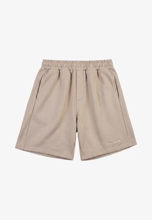 Pegador, LOGO HEAVY - Σορτς - warm taupe cream