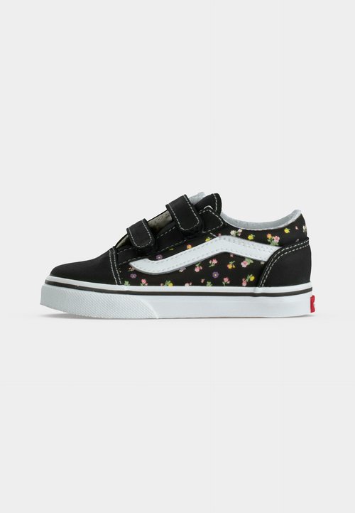 Vans OLD SKOOL V UNISEX - Baby shoes - black/sunset blush — foto 2