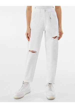 Straight leg jeans - white