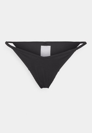 Puma PUMA SWIM WOMEN RIBBED TANGA - Bikini bottoms - black combo