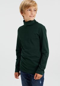 WE Fashion MET COL - Ilgarankovis viršutinės dalies drabužis - green