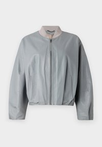 BRADDAN - Lederjacke - blau
