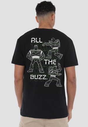 Disney, TOY STORY 5 ALL THE BUZZ FRONT BACK - T-Shirt print - black