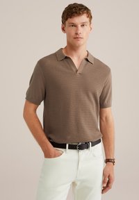 WE Fashion - Polo shirt - taupe Thumbnail Image 1
