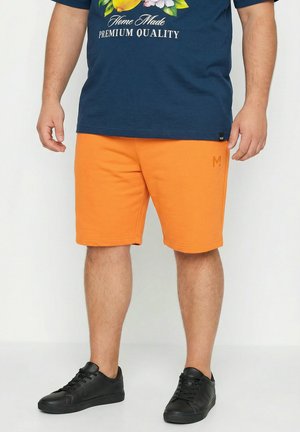Men Plus SWEAT BERMUDA SHORTS, BASIC, ELASTICATED WAISTBAND, UP TO 8 XL - Jogginghose - dark apricot
