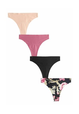 4 PACK  - Culottes menstruelles - black   praline nude   pink floral